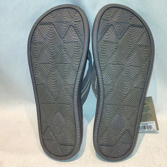 Chaco Men's Chillos Flip flop in Sadie Gray - Picture 4 of 7